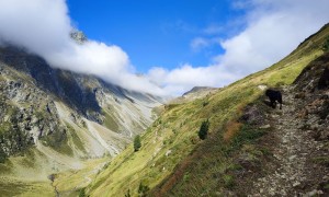 Bergtour Finsterkarspitze - Aufstieg Neue Reichenbergerhütte