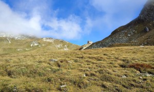 Bergtour Finsterkarspitze - Aufstieg, kurz vor der Reichenbergerhütte