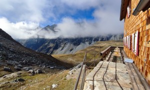 Bergtour Finsterkarspitze - bei der Reichenbergerhütte, Blick zum Panargenkamm