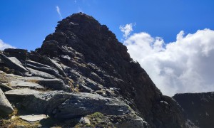 Bergtour Finsterkarspitze - Schlussaufstieg, Blockgelände
