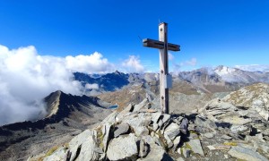 Bergtour Finsterkarspitze - Gipfelsieg, Blick zur Rötspitze