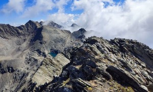 Bergtour Finsterkarspitze - Gipfelsieg, Blick zum Lasörling