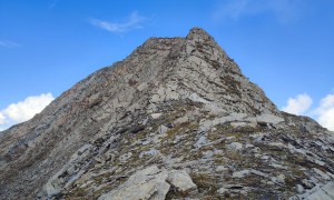 Bergtour Finsterkarspitze - Abstieg, bei der Finsterkarscharte