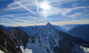 Bergtour Sailkopf - Aufstieg, Blick zum Rauhkopf