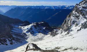 Bergtour Sailkopf - Aufstieg, Rückblick