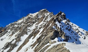Bergtour Sailkopf - Aufstieg, bei der Scharte