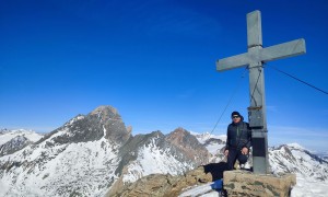 Bergtour Sailkopf - Gipfelsieg, Blick zum Hohen Eichham