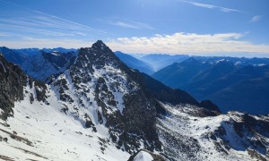 Bergtour Sailkopf - Blick zum Rauhkopf und Iseltal im Hintergrund