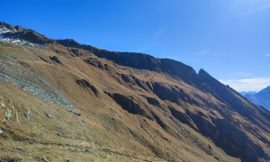 Bergtour Sailkopf - Abstieg Nilltal, Rückblick
