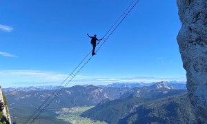 Klettersteig Donnerkogel - bei der 40m-Riesenleiter