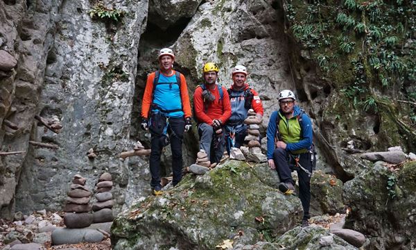 Klettersteig Rio Secco - Trentino (Tourbild)