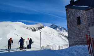 Skihochtour Großer Ankogel - beim Hannoverhaus, Blick zum Gipfel