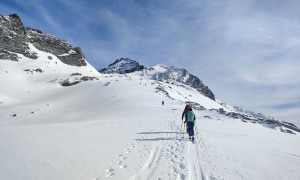 Skihochtour Großer Ankogel - Aufstieg Richtung Radeckscharte