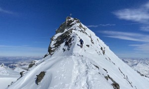 Skihochtour Großer Ankogel - Aufstieg, kurz vor dem Gipfel
