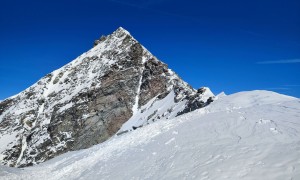 Skihochtour Großer Ankogel - Rückblick Gipfel mit Südgrat