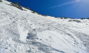 Skihochtour Großer Ankogel - Abfahrt, Rückblick