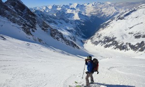 Skihochtour Großer Ankogel - Abfahrt