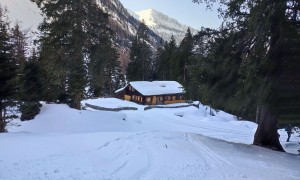 Skihochtour Großer Ankogel - talauswärts Radeckalm