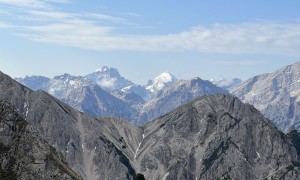 Klettersteig Piz da Peres - Blick zu den Tofanen
