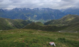 Bergtour Speikboden - Gipfelsieg Donnerstein, Blick nach Virgen und Zupalseehütte