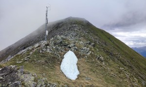 Bergtour Speikboden - bei der Speikbodenscharte mit Wetterstation