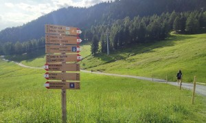 Klettersteig Avventura & Speikboden - Start bei der Bergstation
