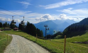 Klettersteig Avventura - Start bei der Bergstation