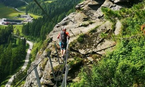 Klettersteig Avventura - Dreiseilbrücke