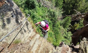 Klettersteig Avventura - Bügelleiter