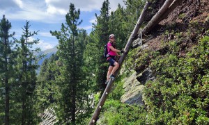 Klettersteig Avventura - Einholmleiter