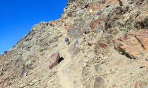 Hochtour Hochwilde - steiler seilversicherter Aufstieg