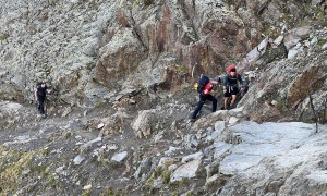Hochtour Similaun - steiler Aufstieg Similaunhütte
