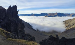 Hochtour Similaun - steiler Aufstieg Similaunhütte