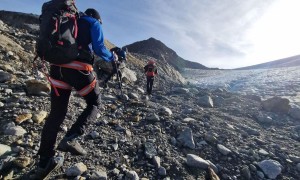 Hochtour Similaun - Aufstieg zum Niederjochferner