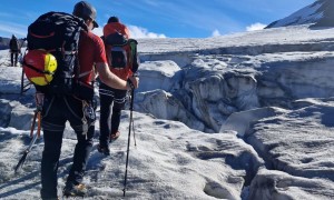 Hochtour Similaun - Aufstieg Niederjochferner