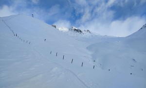 Skitour Weißer Knoten - Aufstieg