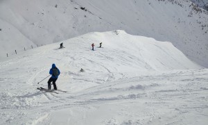 Skitour Weißer Knoten - Abfahrt