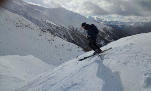 Skitour Weißer Knoten - Abfahrt