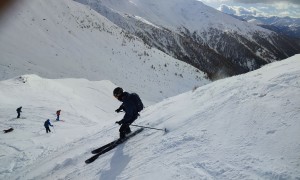 Skitour Weißer Knoten - Abfahrt