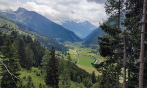 Bergtour Tauernkogel - Abstieg, Blick zum Tauernhaus