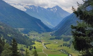 Bergtour Tauernkogel - Abstieg, Blick zum Tauernhaus