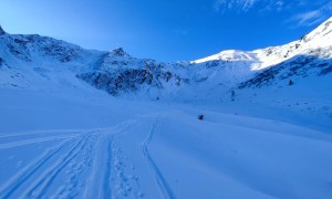 Skitour Hollbrucker Kreuz - Aufstieg beim Ochsenboden