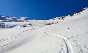 Skitour Hollbrucker Kreuz - Aufstieg