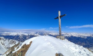 Skitour Hollbrucker Kreuz - Gipfelsieg