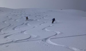 Skitour Hollbrucker Kreuz - Abfahrt