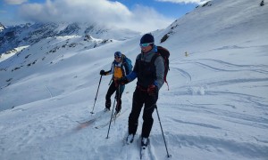 Skitour Hollbrucker Kreuz - Abfahrt