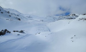 Skitour Hollbrucker Kreuz - Abfahrt