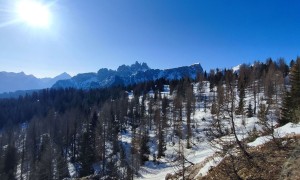 Skitour Nuvolau - Aufstieg