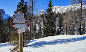 Skitour Nuvolau - Aufstieg