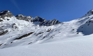 Skitour Hoher Rosshuf - Aufstieg, Querung zum Hinteren Umbaltörl